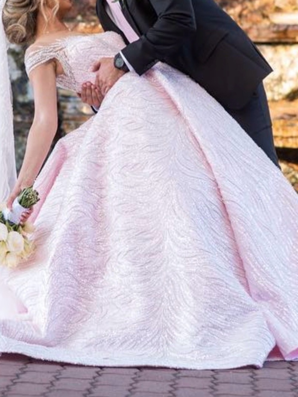 Elegant Pink Ball Gown - Women's Formal Dress